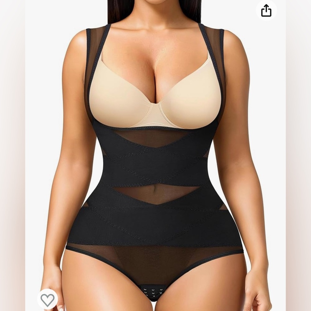 Irisnaya Body Shaper for Women Tummy Control Shapewear Bodysuit Seamless Faja